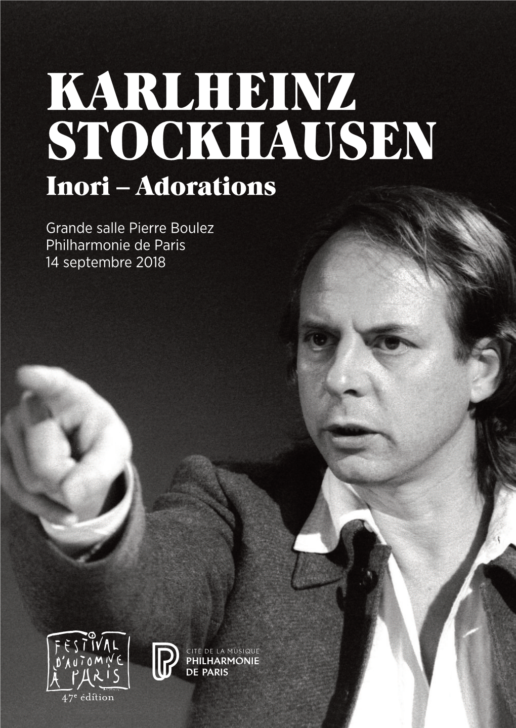 KARLHEINZ STOCKHAUSEN Inori – Adorations