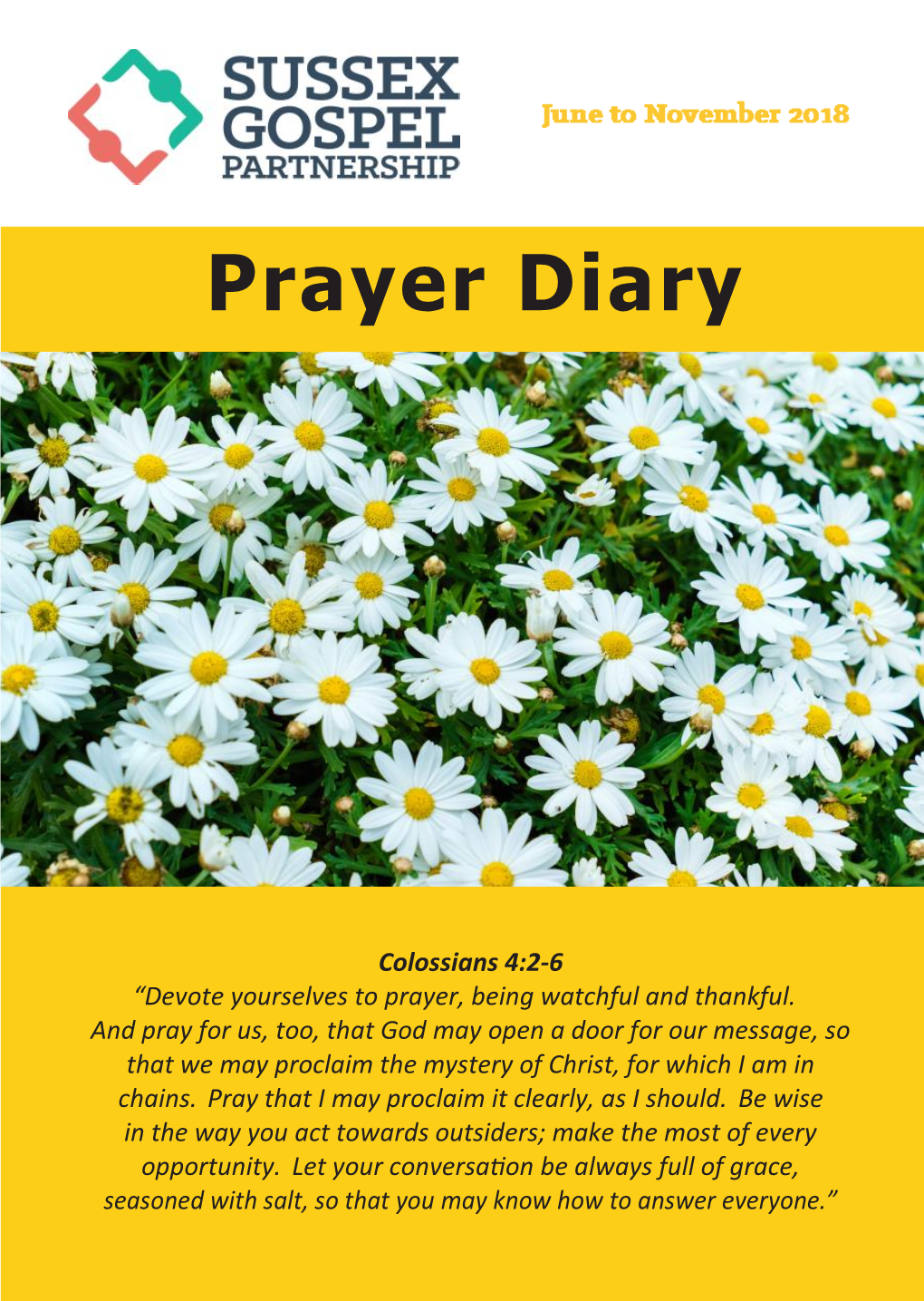 Prayer Diary