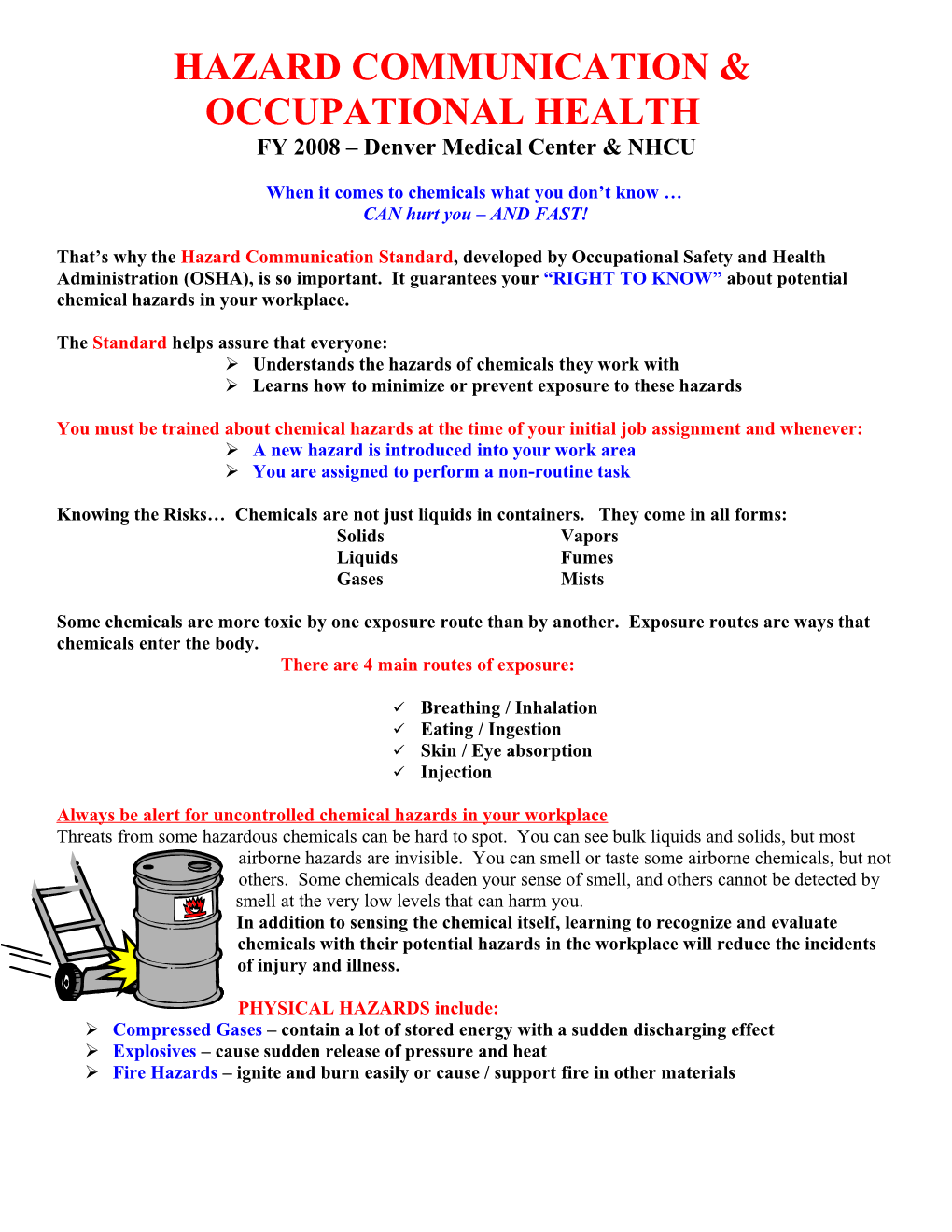 When It Comes to Chemicals What You Don T Know