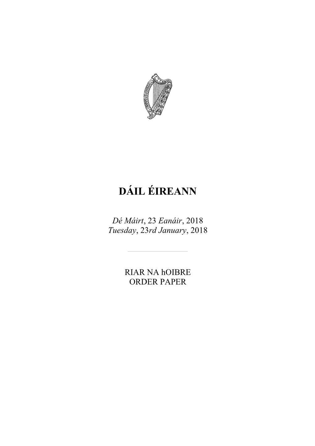 Dáil Éireann