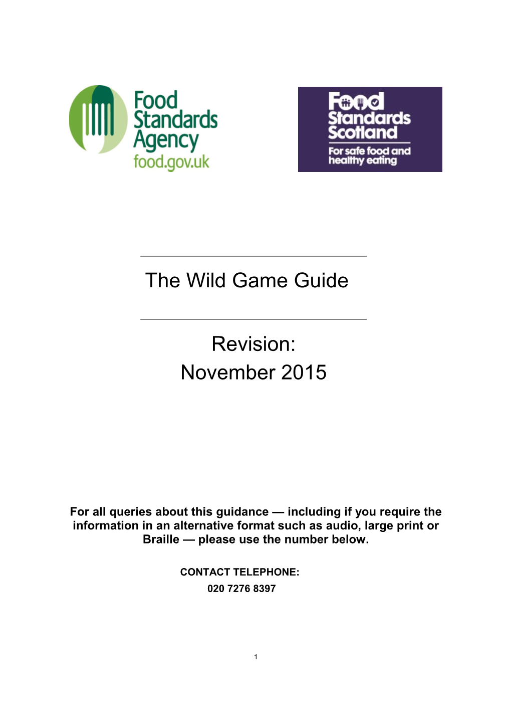 Wild Game Guide