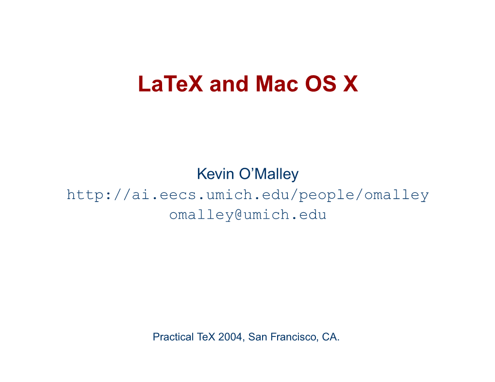 What Is Mac OS X