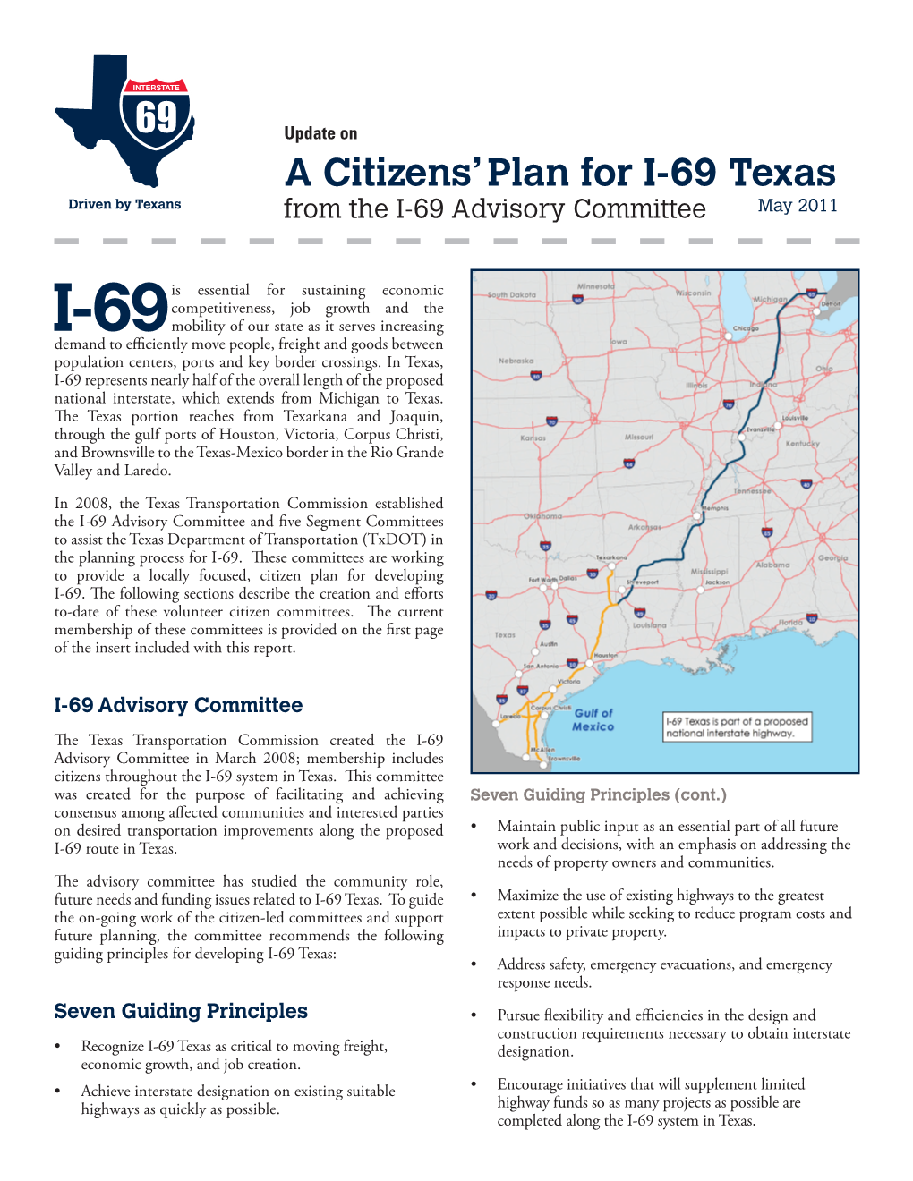 A Citizens' Plan for I-69 Texas