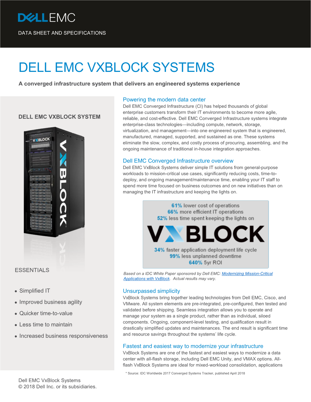Dell Emc Vxblock Systems