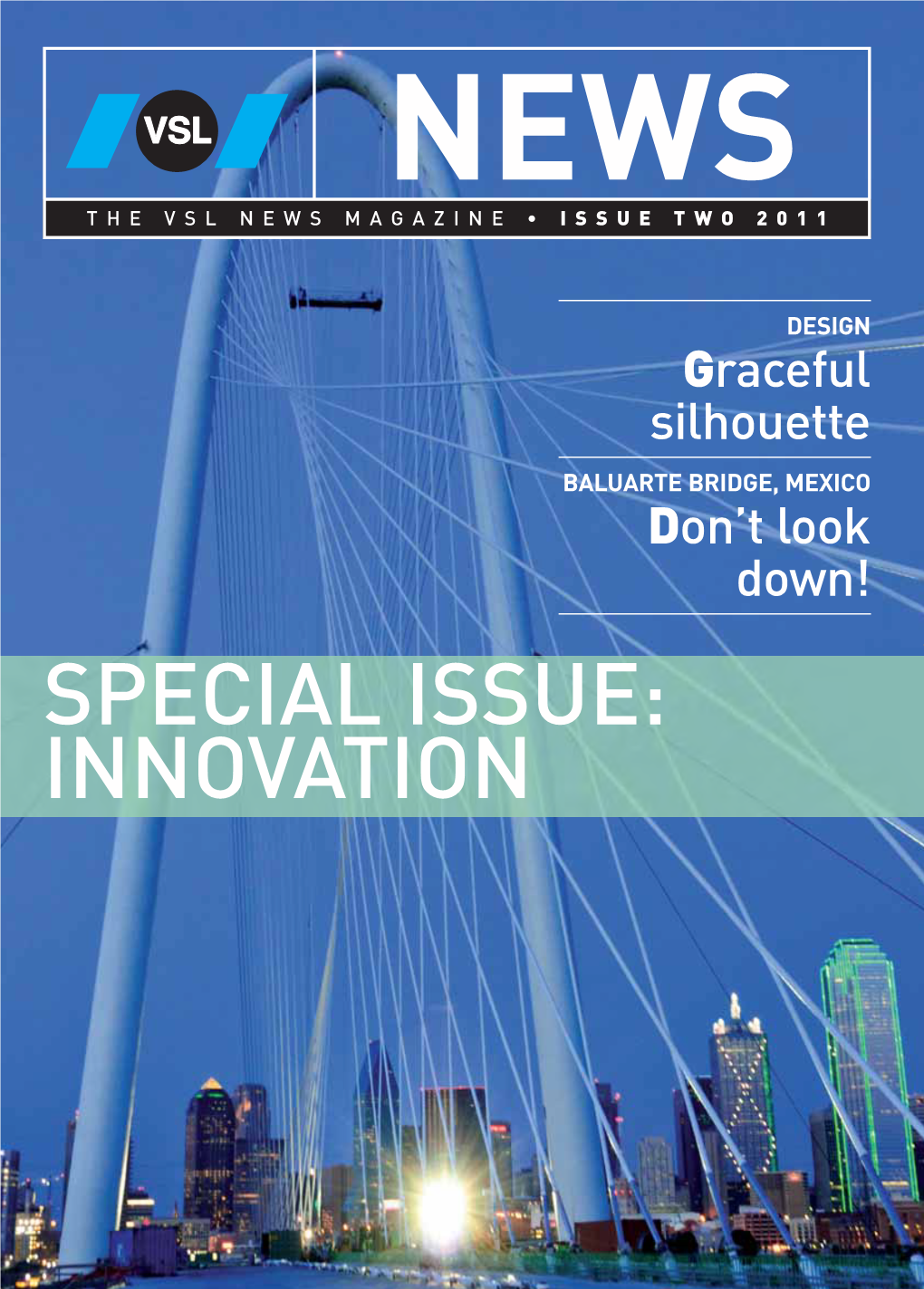 SPECIAL ISSUE: INNOVATION Vslnews2-2011 Vslnews2-2007 28/10/11 16:22 Page2