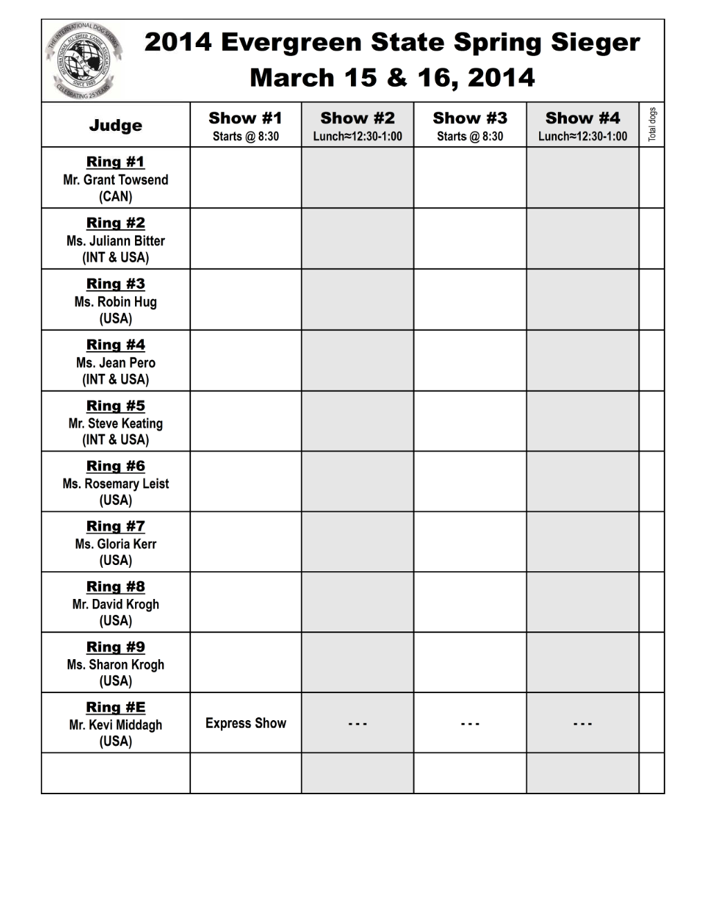 GROUP RING #S