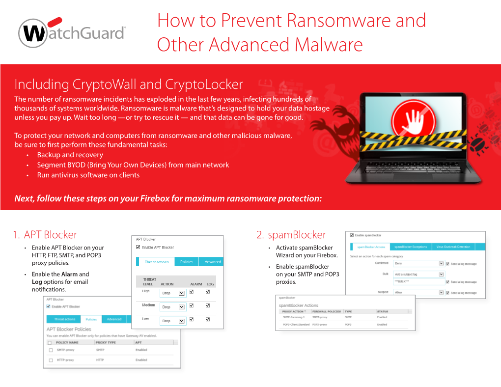How to Prevent Ransomware and Other Advanced Malware