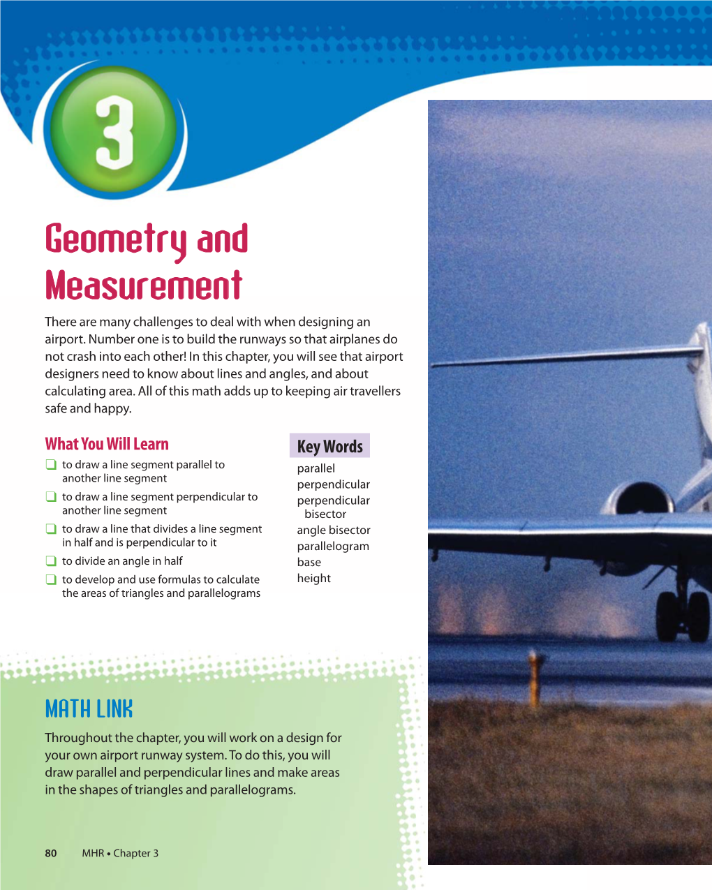 Geometry and Measurement Key Words 3.1 3.2 3.3 3.4 3.5 What I Need to Work On