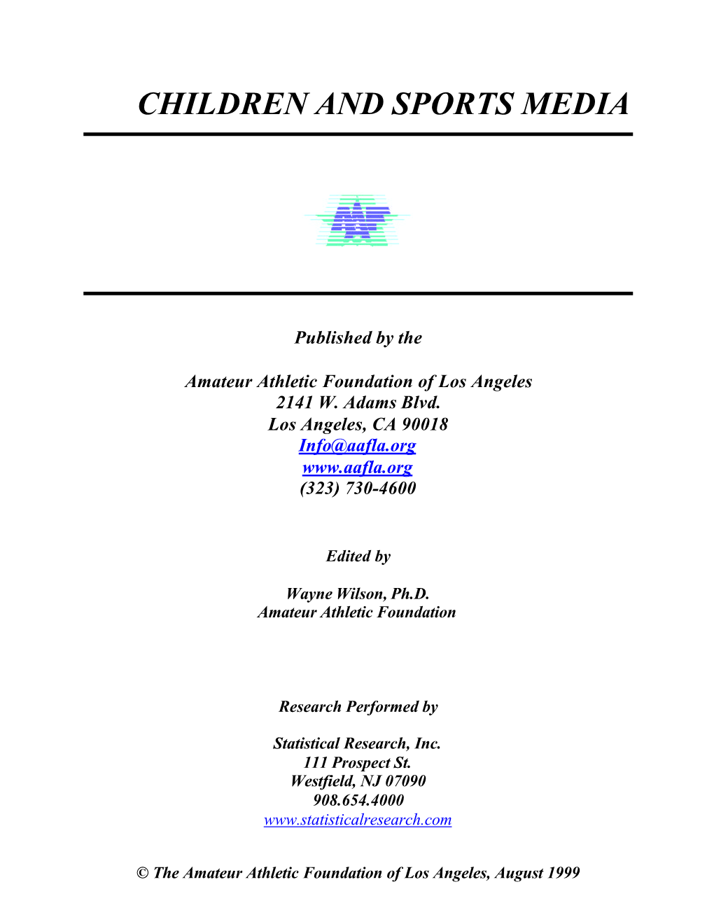 Children and Sports Media