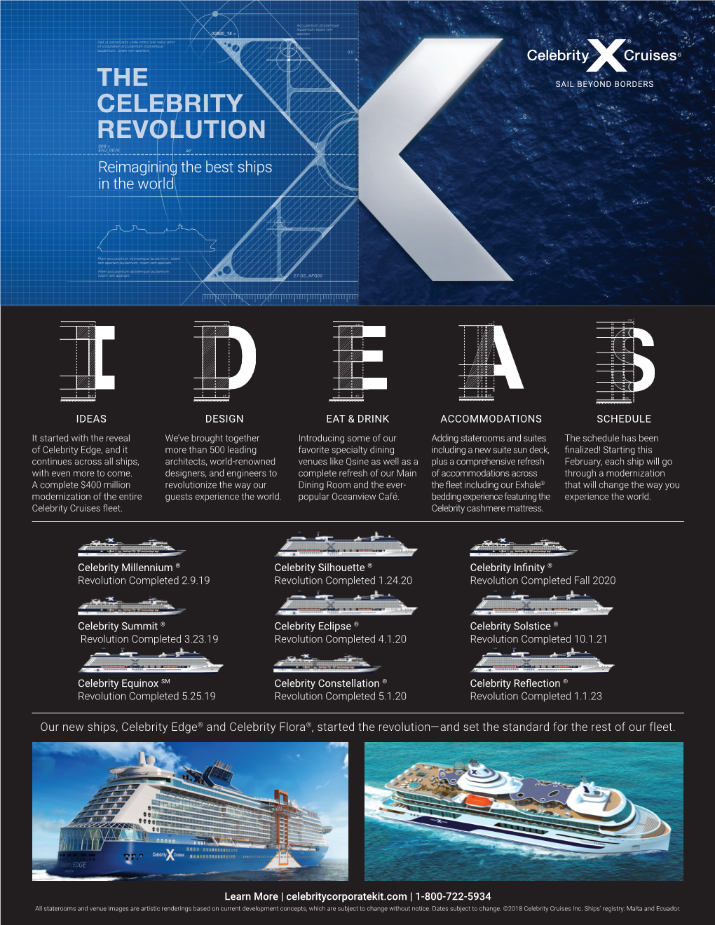 Our New Ships, Celebrity Edge® and Celebrity Flora®, Started the Revolution—And Set the Standard for the Rest of Our Fleet