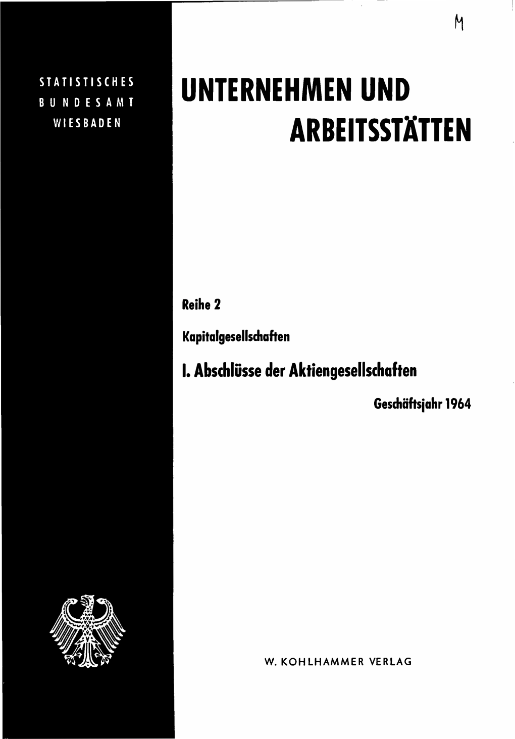 Unternehmen Und Arbeitsstätten