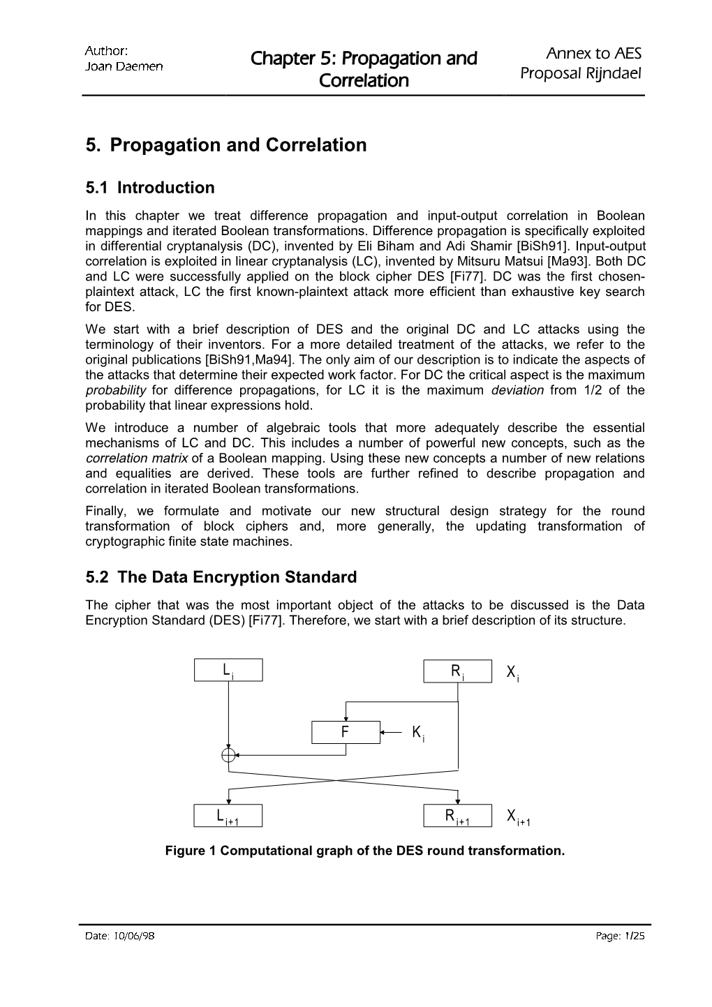 Chapter 5: Propagation and Correlation