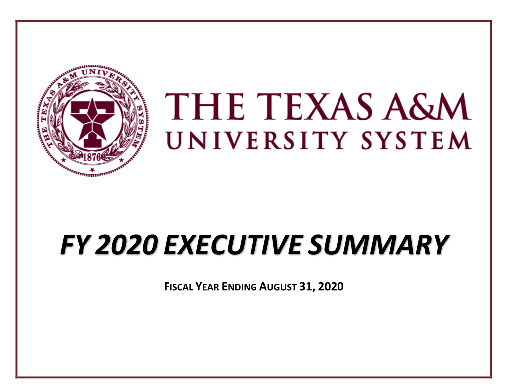 Fy2020executivesummary