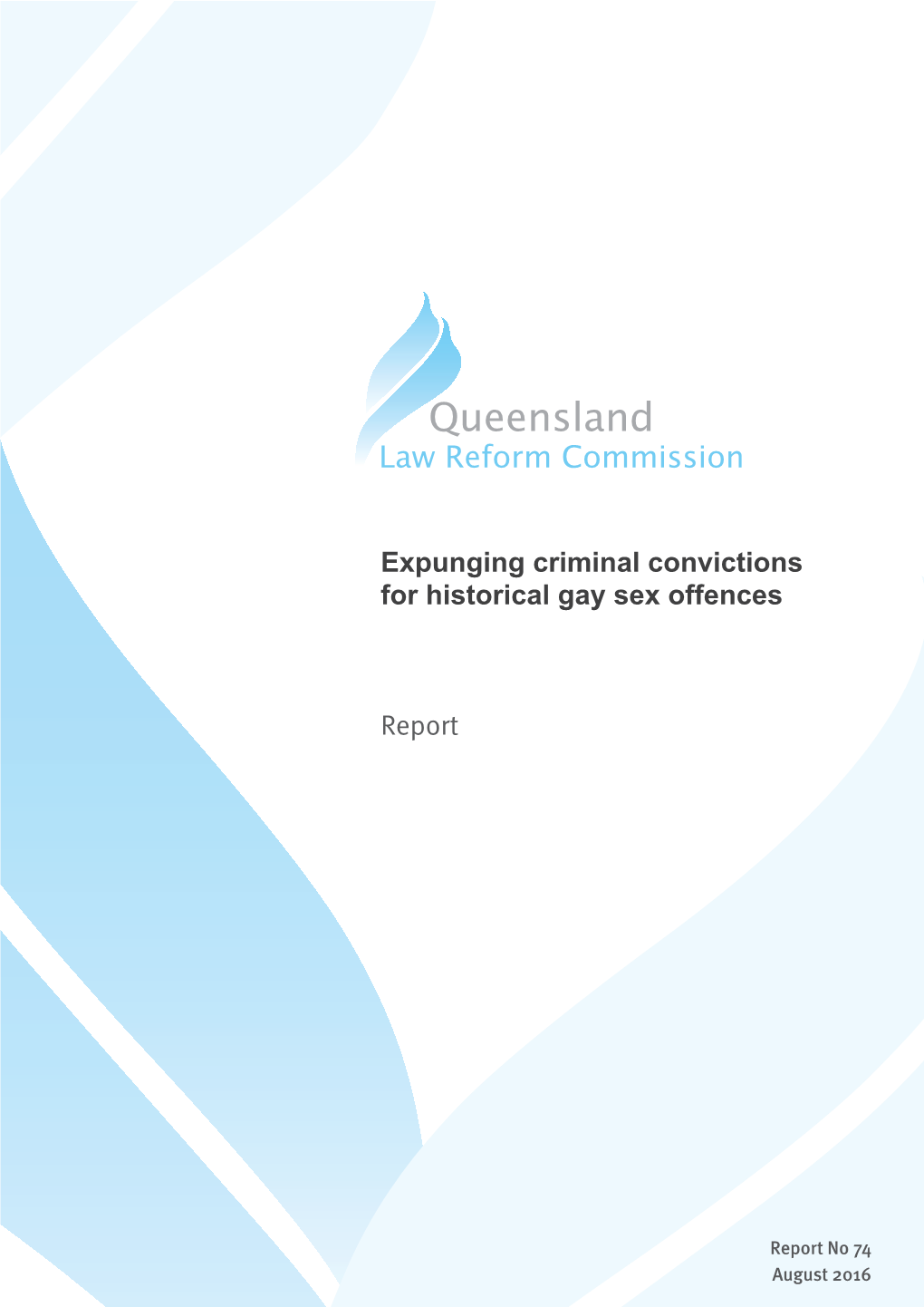 Expunging Criminal Convictions for Historical Gay Sex Offences Report