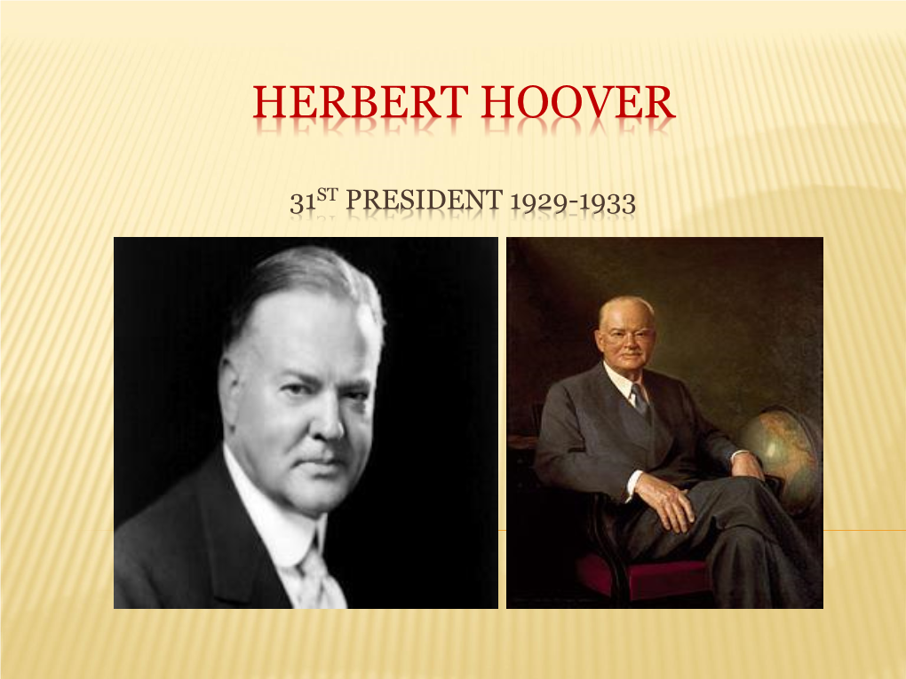 Herbert Hoover