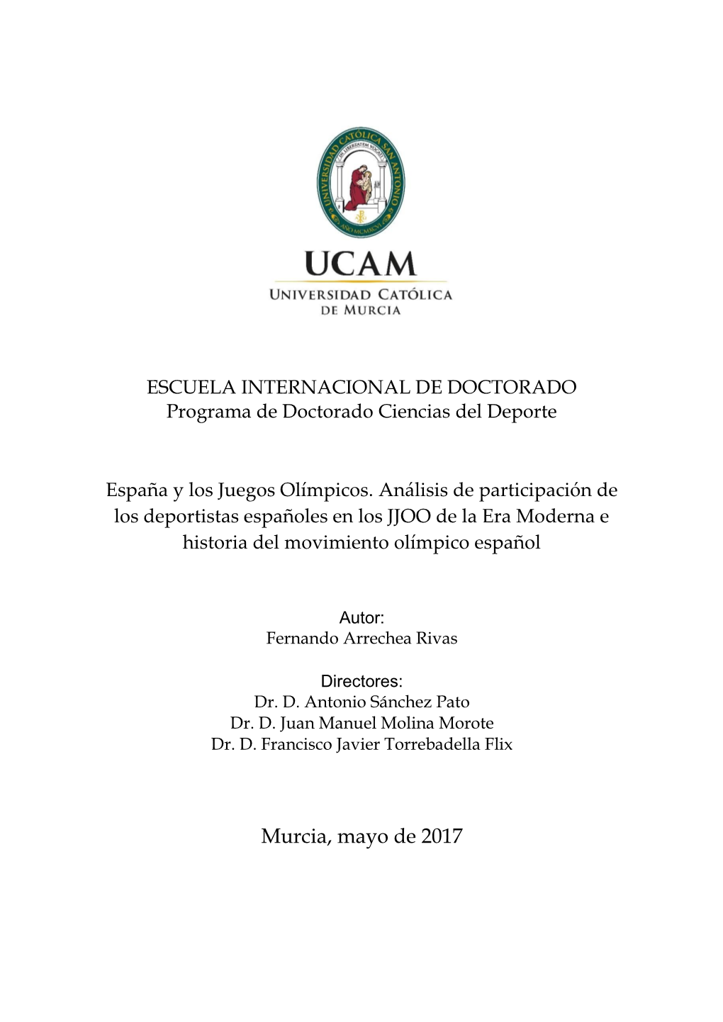 Tesis Doctoral Y Limitaciones Del Trabajo