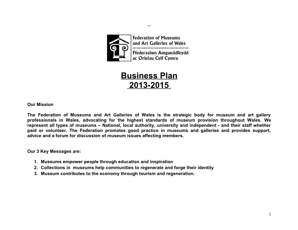 Federation Business Plan