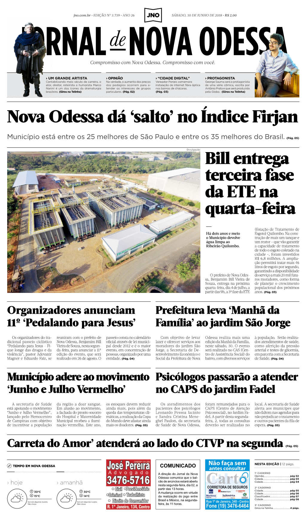 Nova Odessa Dá ‘Salto’ No Índice Firjan