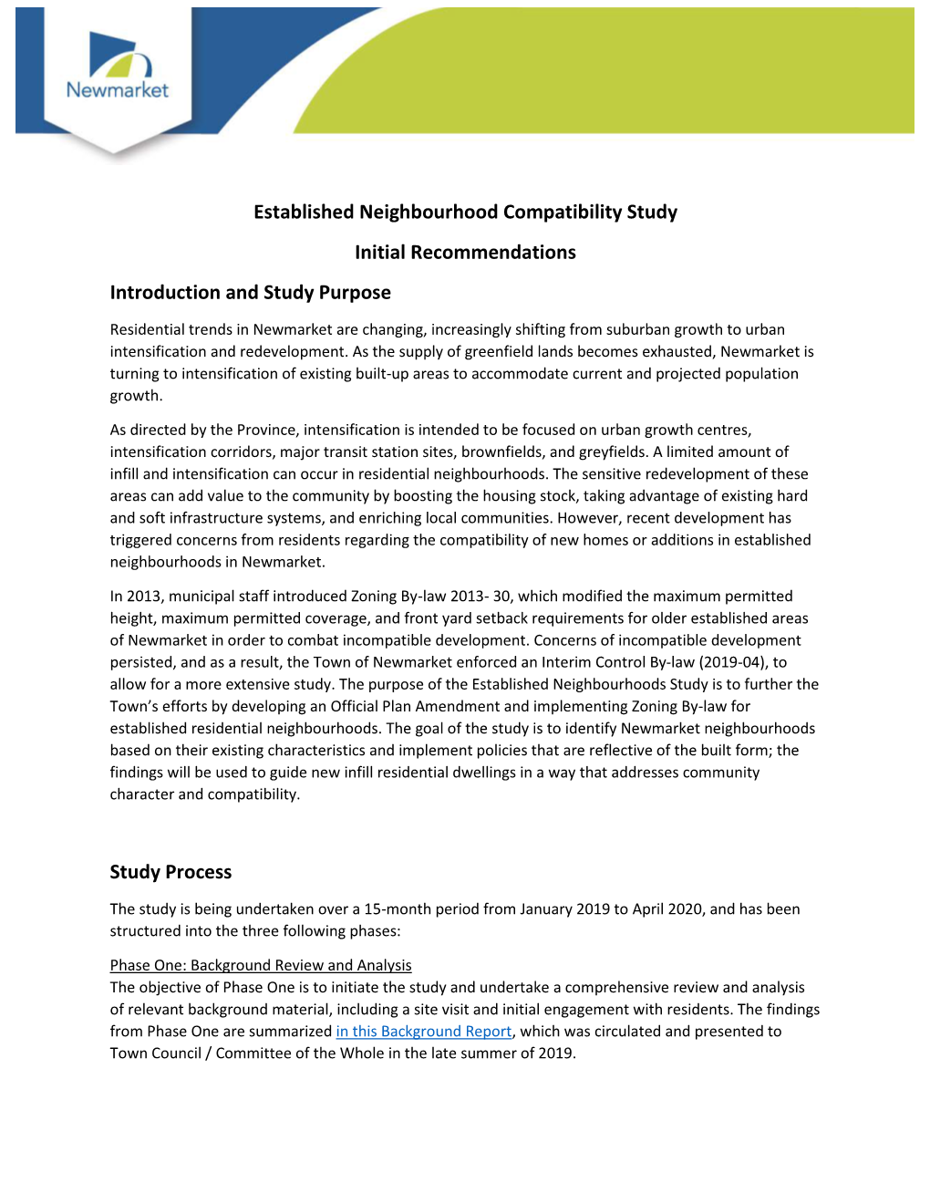 Initial Zoning By-Law Amendment Recommendations.Pdf