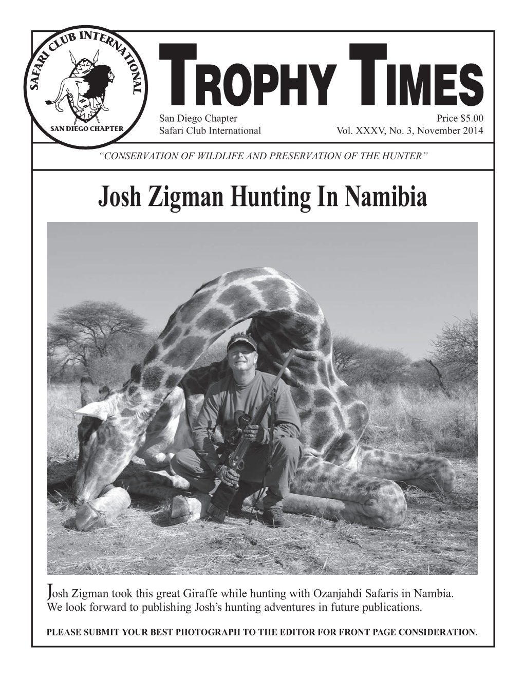 Josh Zigman Hunting in Namibia