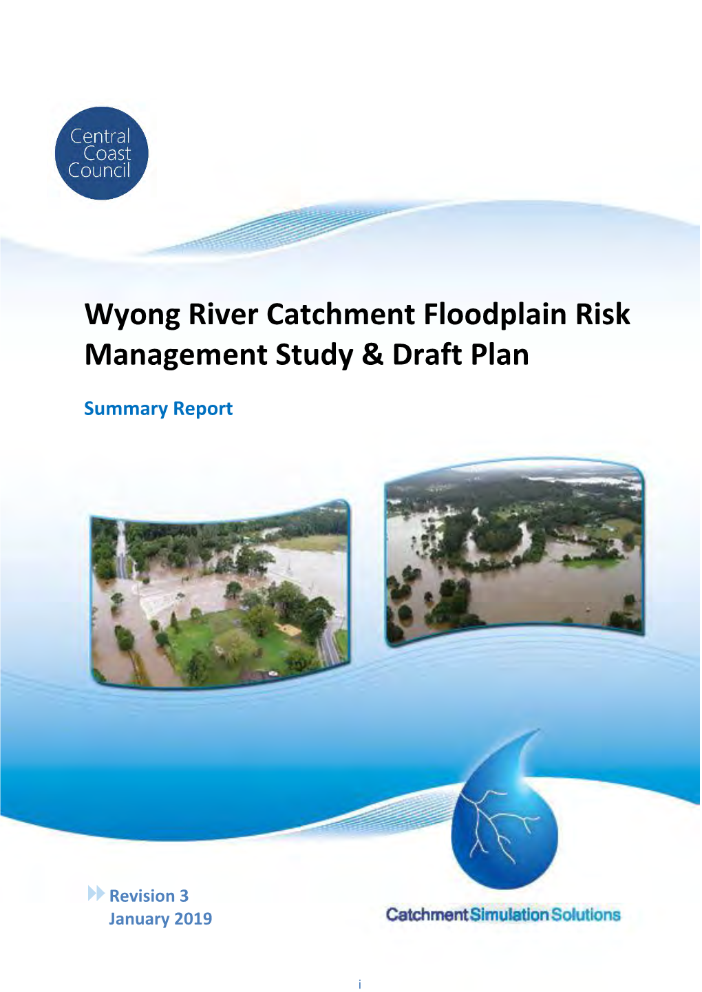 2019 01 00 Wyong River Floodplain Risk Management Study