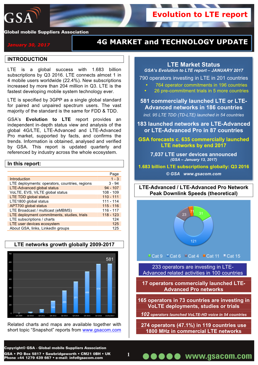 Evolution to LTE Report