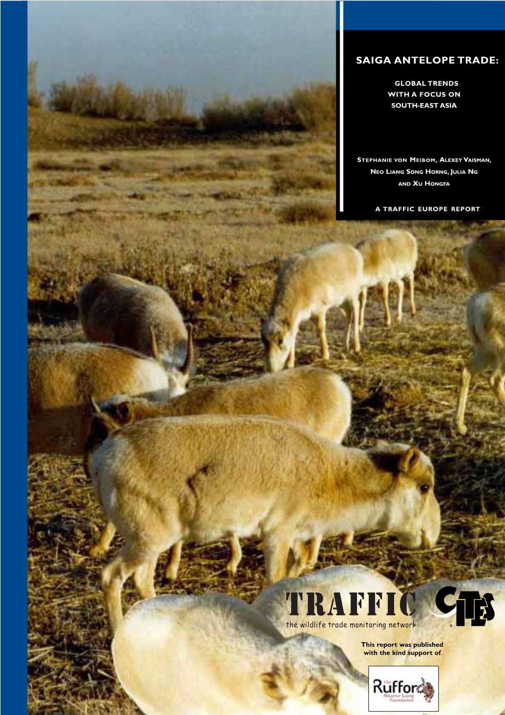 Saiga Antelope Trade: Global Trends with a Focus on South-East Asia