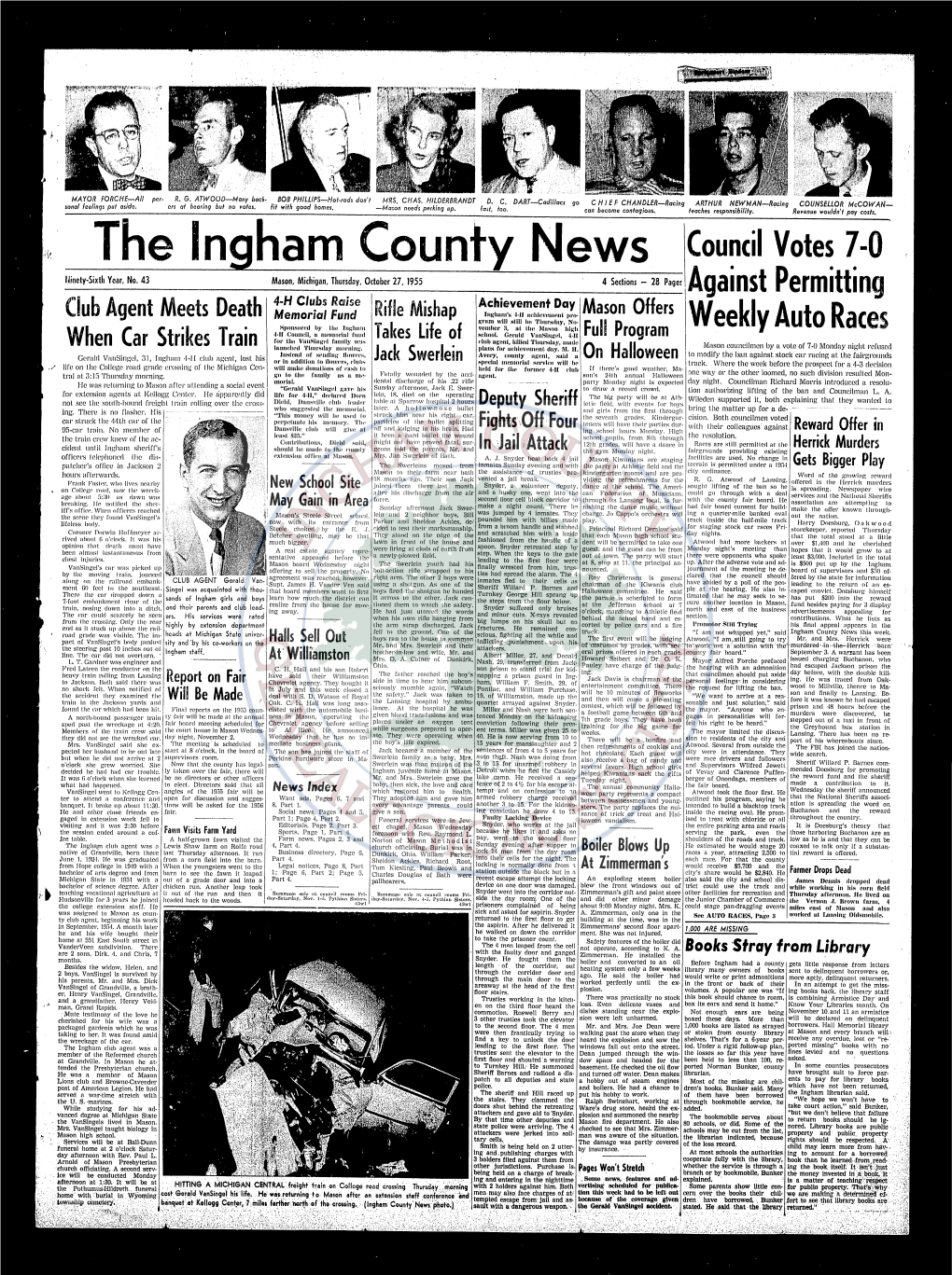 Ingham County News October 27