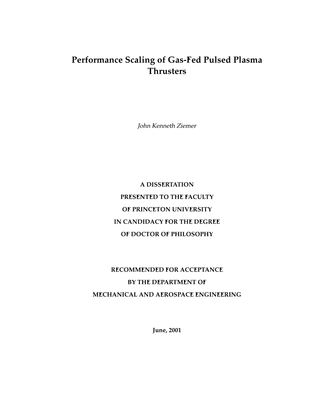 Performance Scaling of Gas-Fed Pulsed Plasma Thrusters