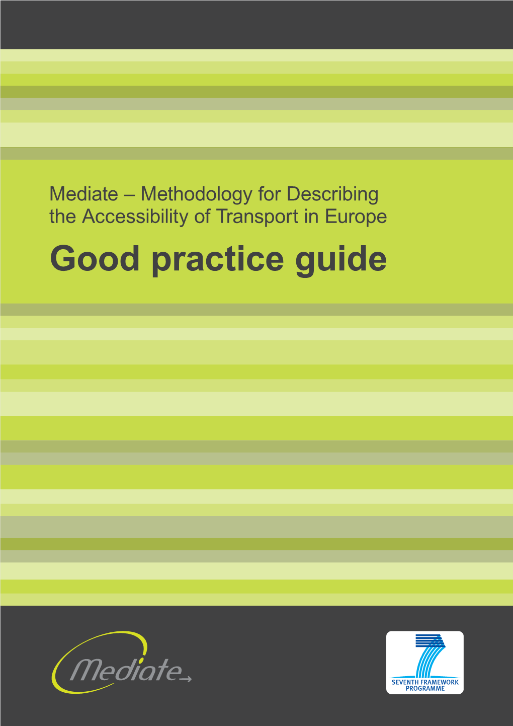 Good Practice Guide