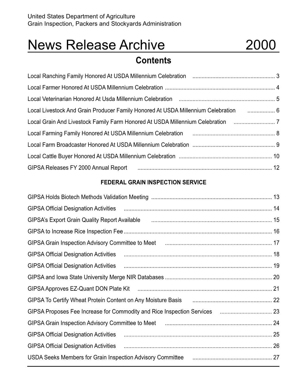 GIPSA Releases Packers and Stockyards 1998