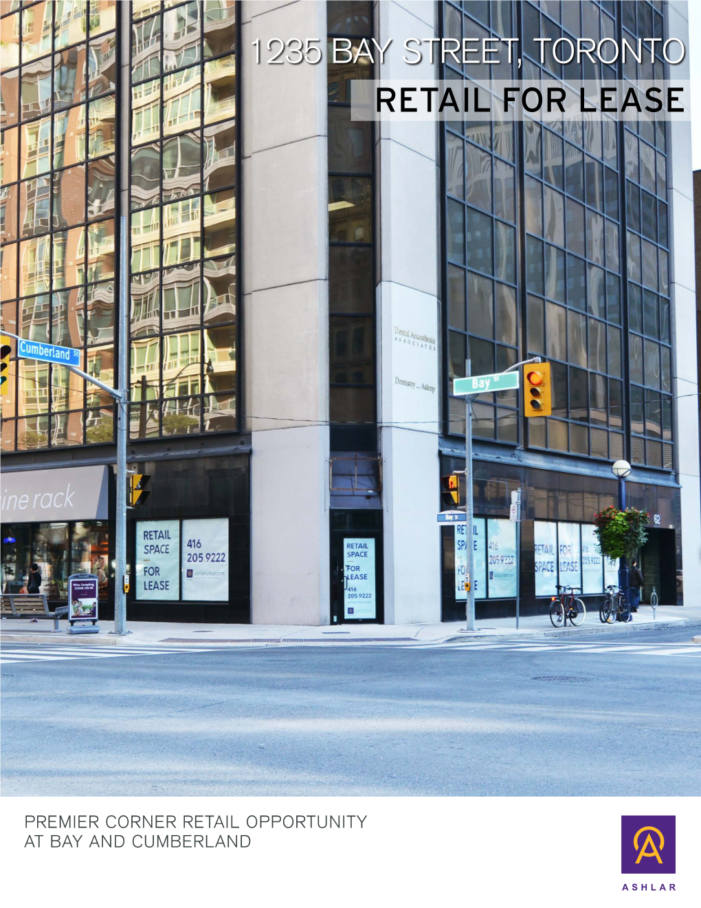 1235 Bay Street, Toronto Retail for Lease