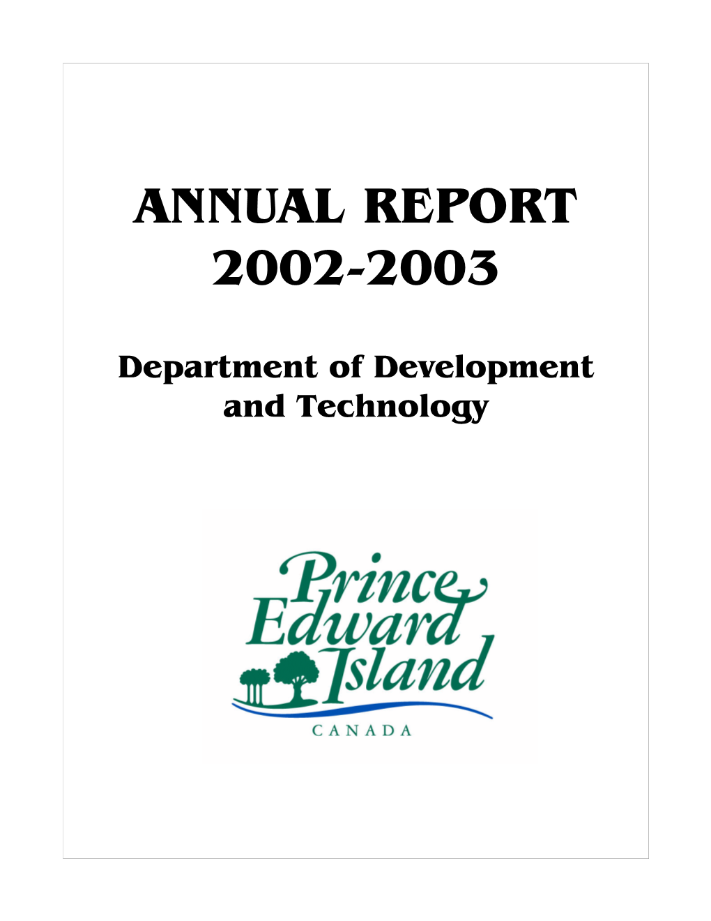 Annual Report 2002-2003