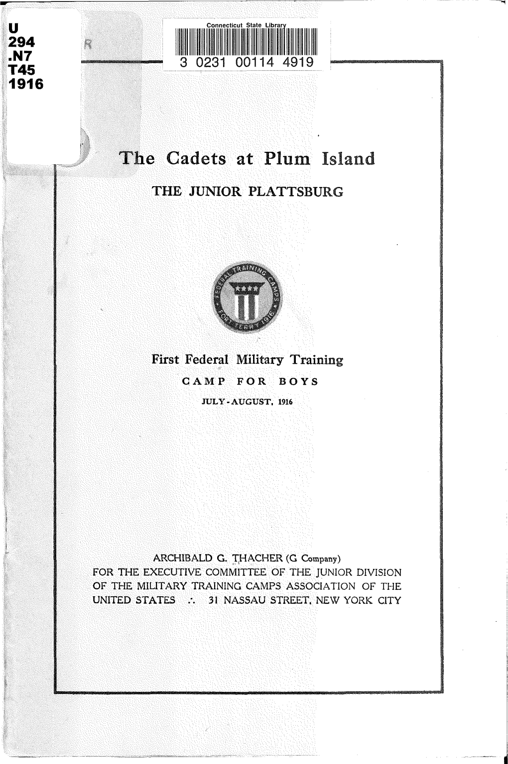 The Cadets at Plum Island