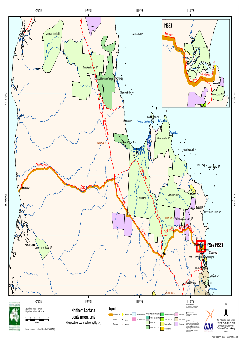 Lantana Containment Line