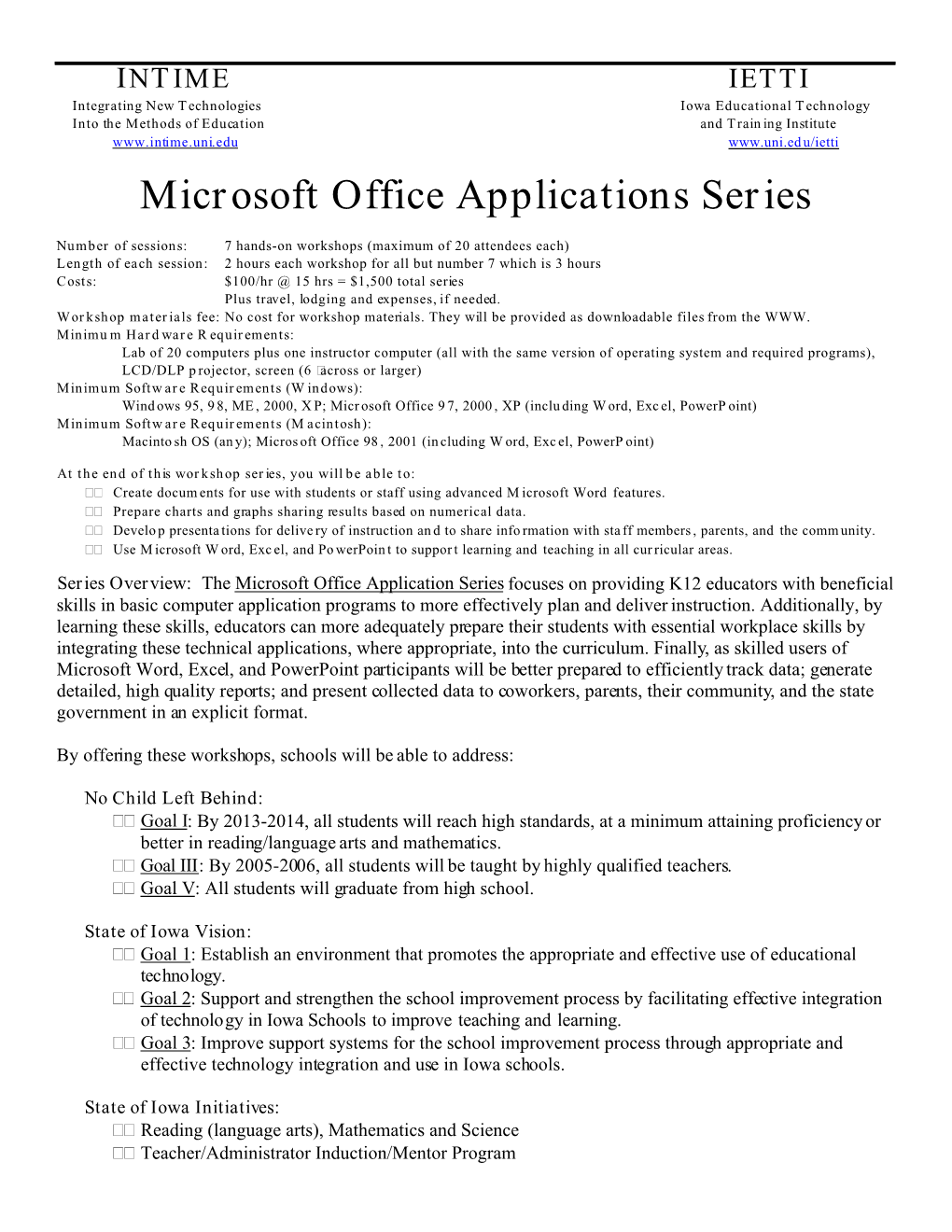 Microsoft Office Applications Series