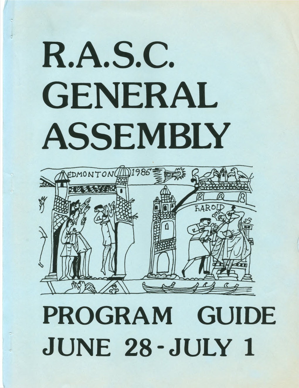 RASC GA Program 1985