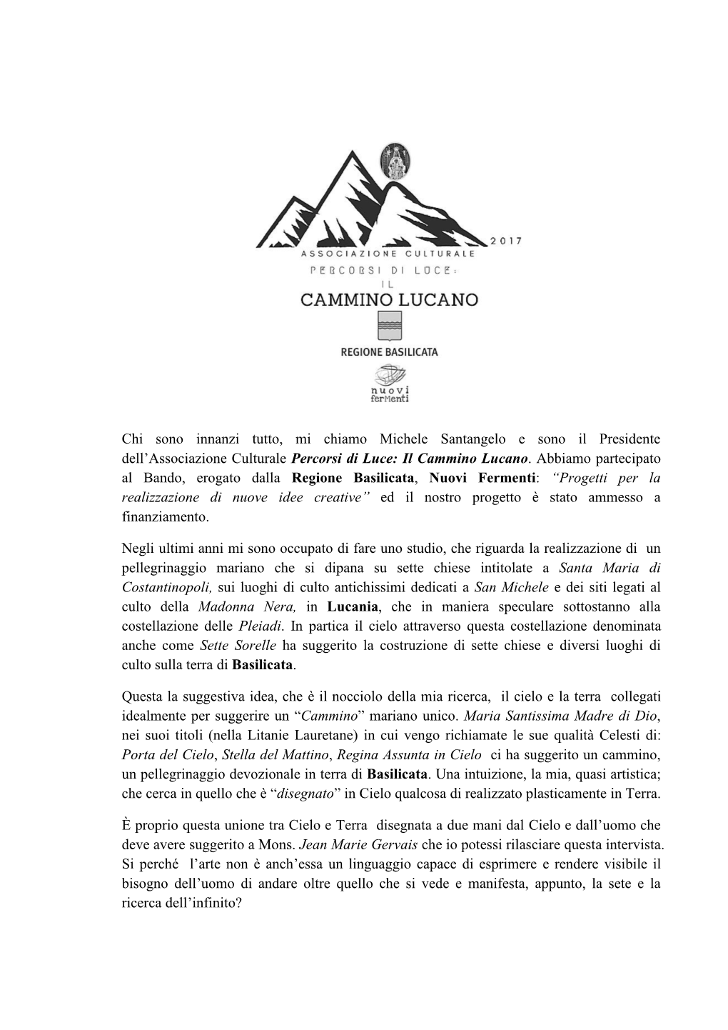 Il Cammino Lucano