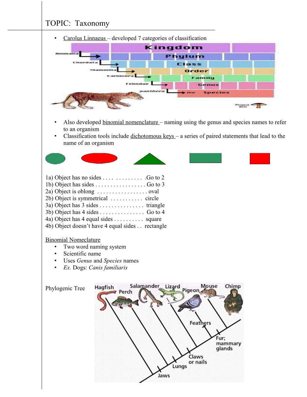 TOPIC: Genteics, Mitosis, Meiosis