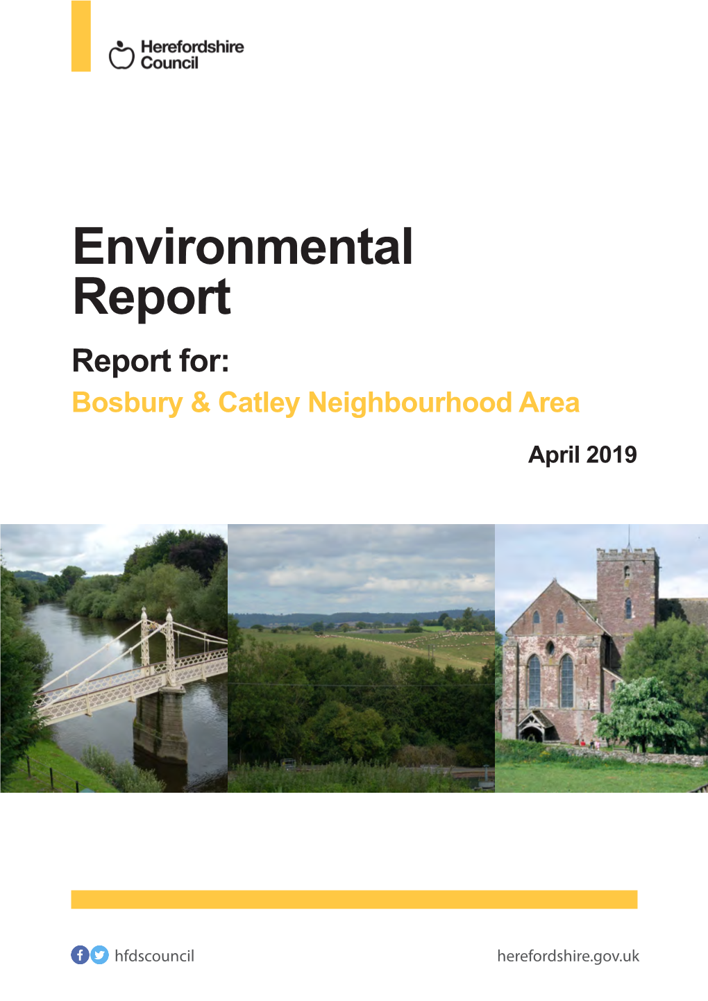 Bosbury Environmental Report April 2019