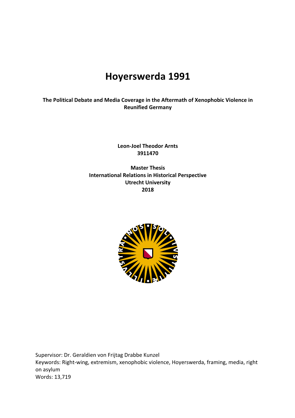 Hoyerswerda 1991