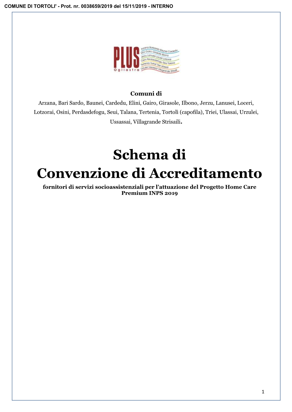 Schema Di Convenzione Di Accreditamento