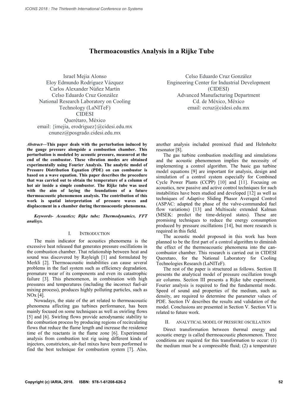 Thermoacoustics Analysis in a Rijke Tube