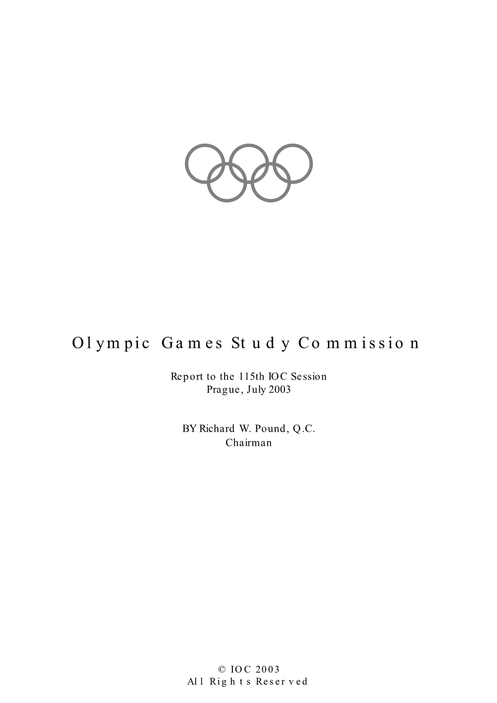 Olympic Games Study Commission