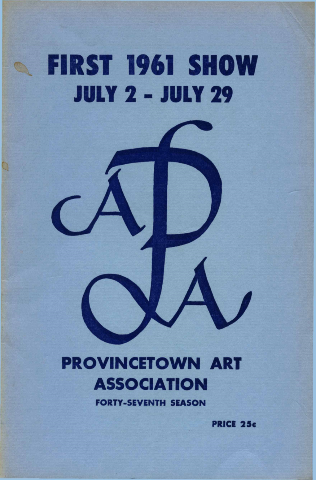 The Provincetown Art Association, One of the Oldest and Largest Art Groups in the United States