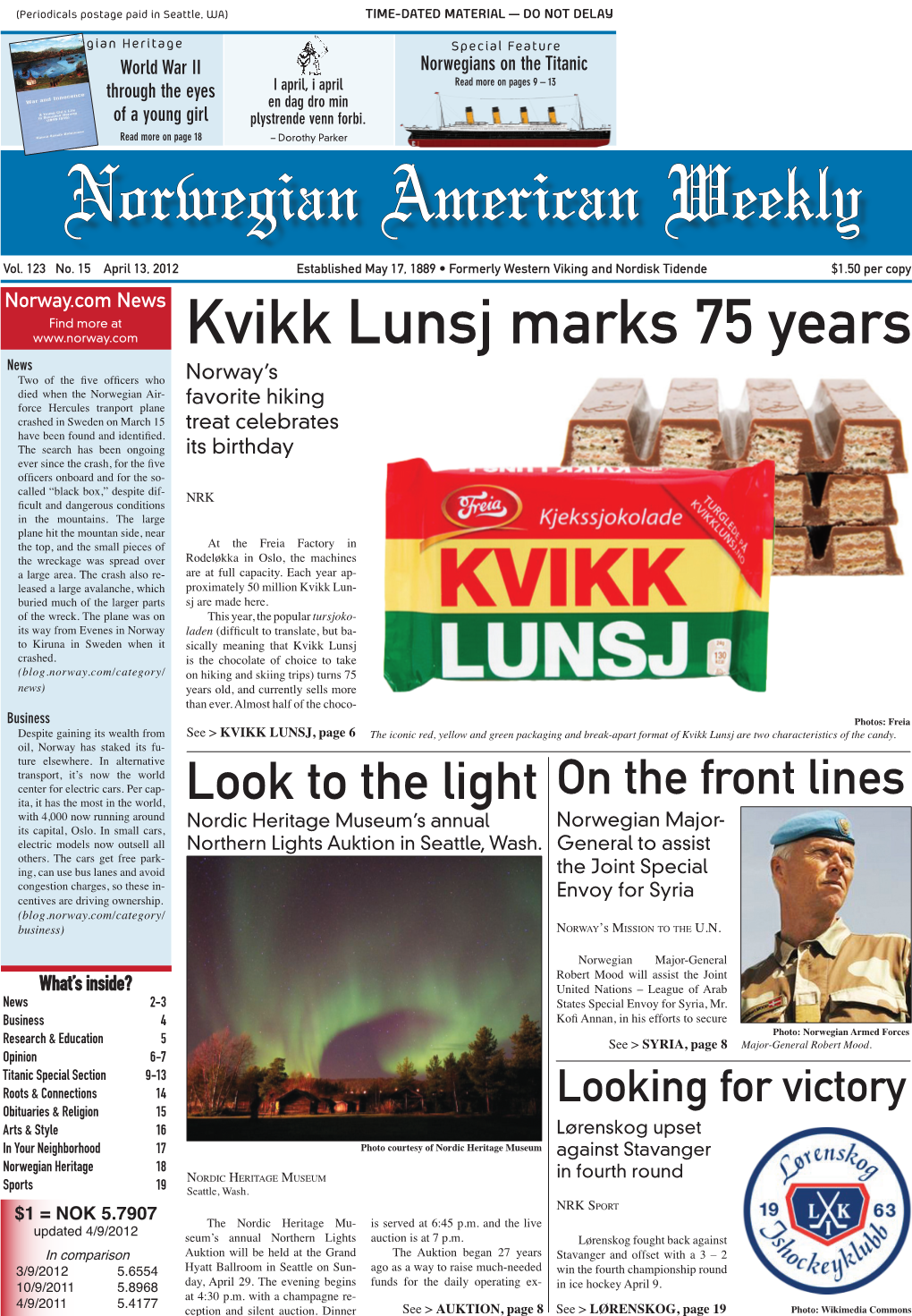 Kvikk Lunsj Marks 75 Years