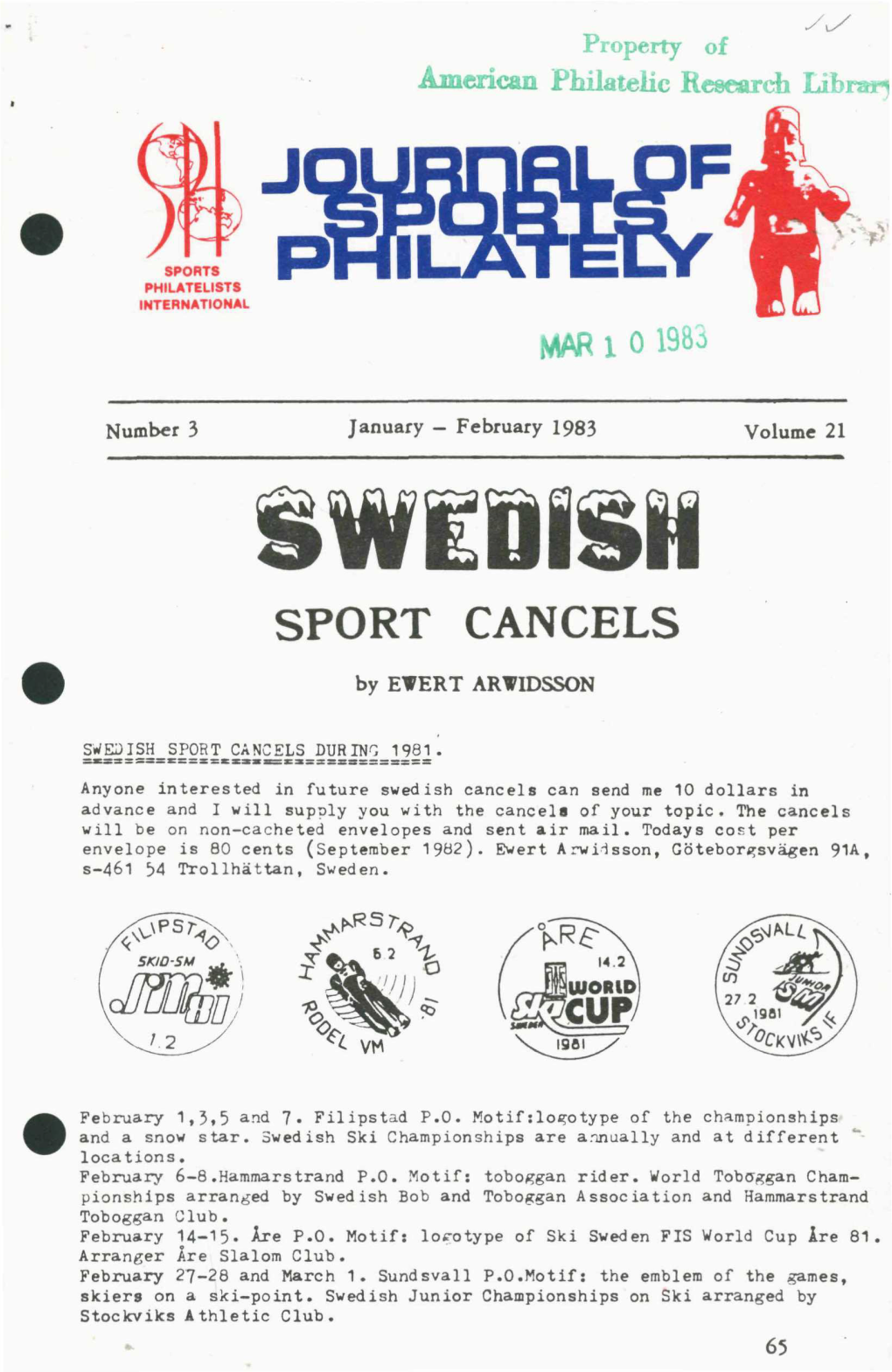 Sport Cancels