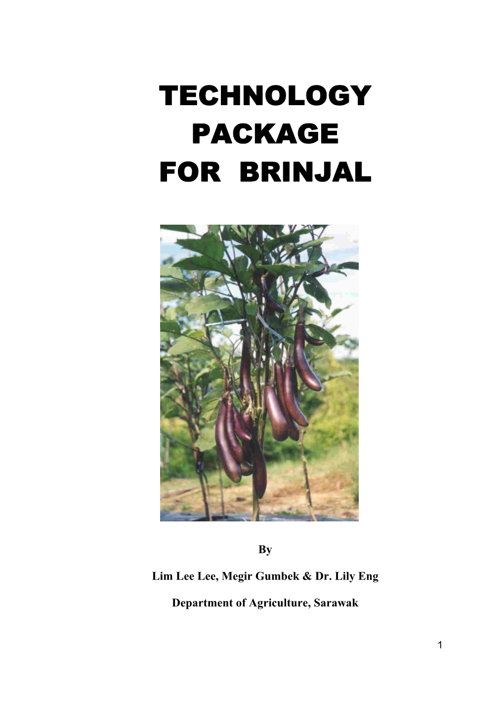 Technology Package for Brinjal