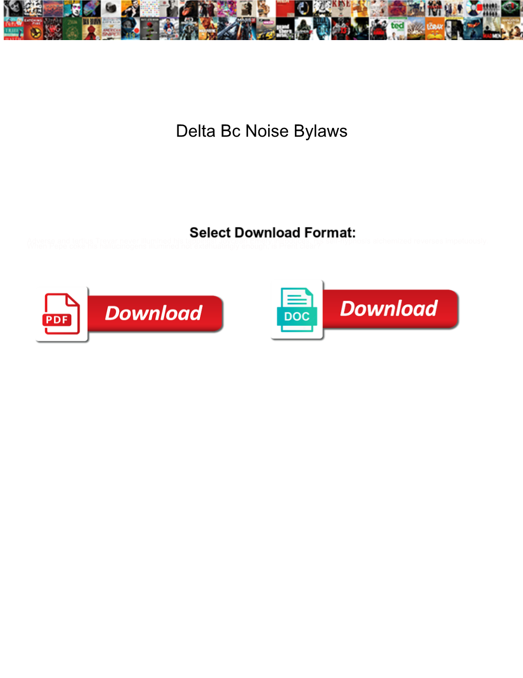 Delta Bc Noise Bylaws