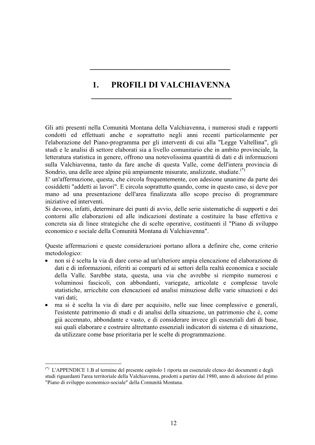 1. Profili Di Valchiavenna ______